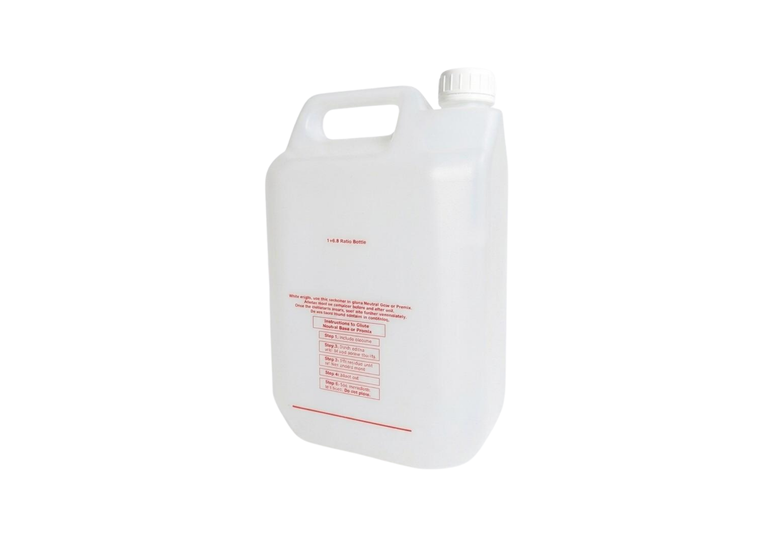 Slushy Jack's Premix Syrup (1+6.8) Mixing Bottle
