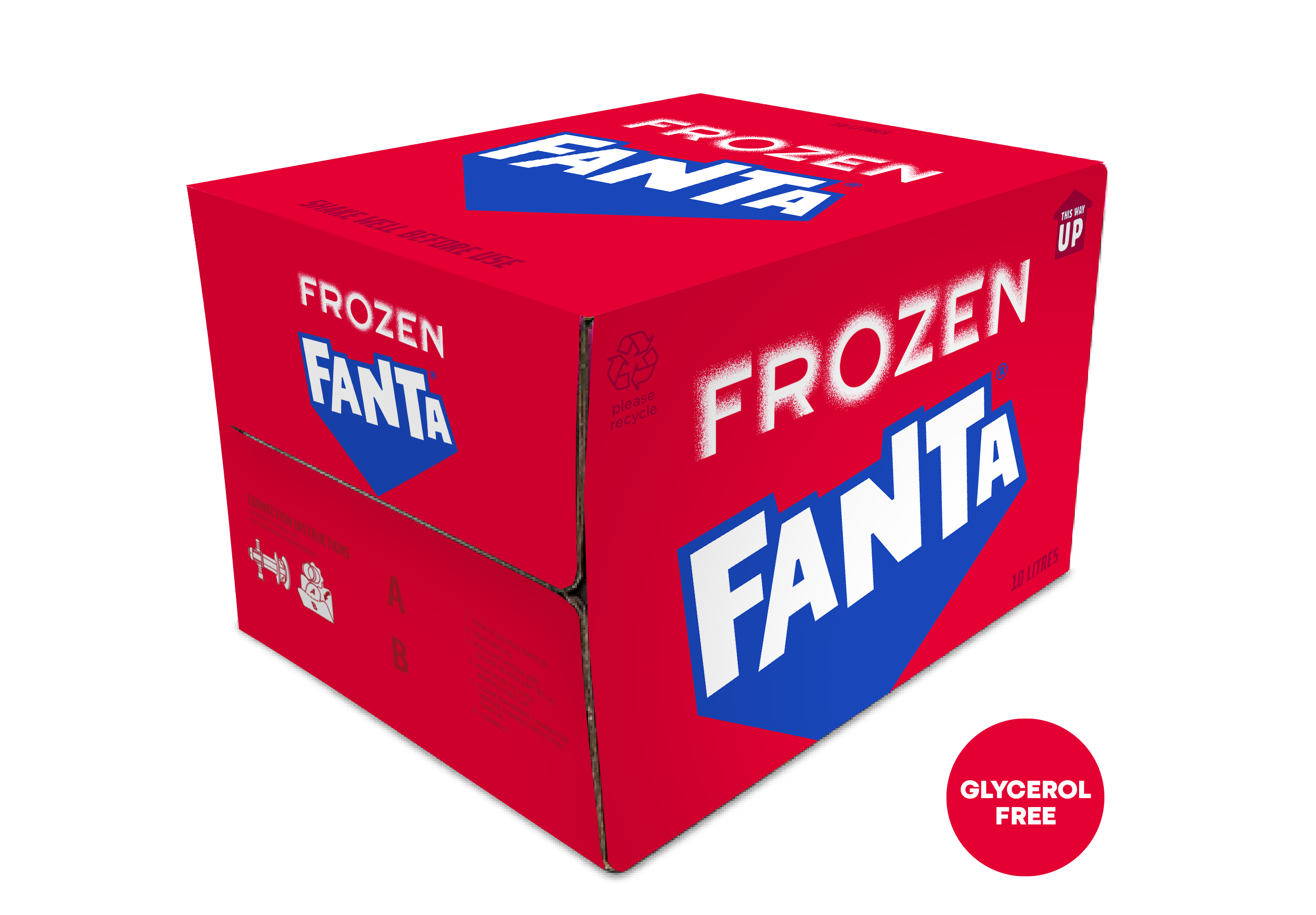 Fanta Frozen Premix 1x10L Bag-in-Box